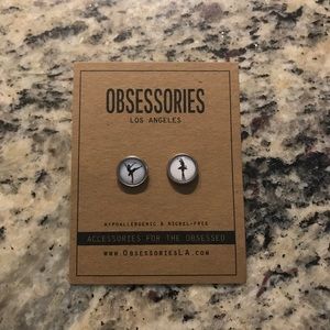 Adorable ballerina earrings